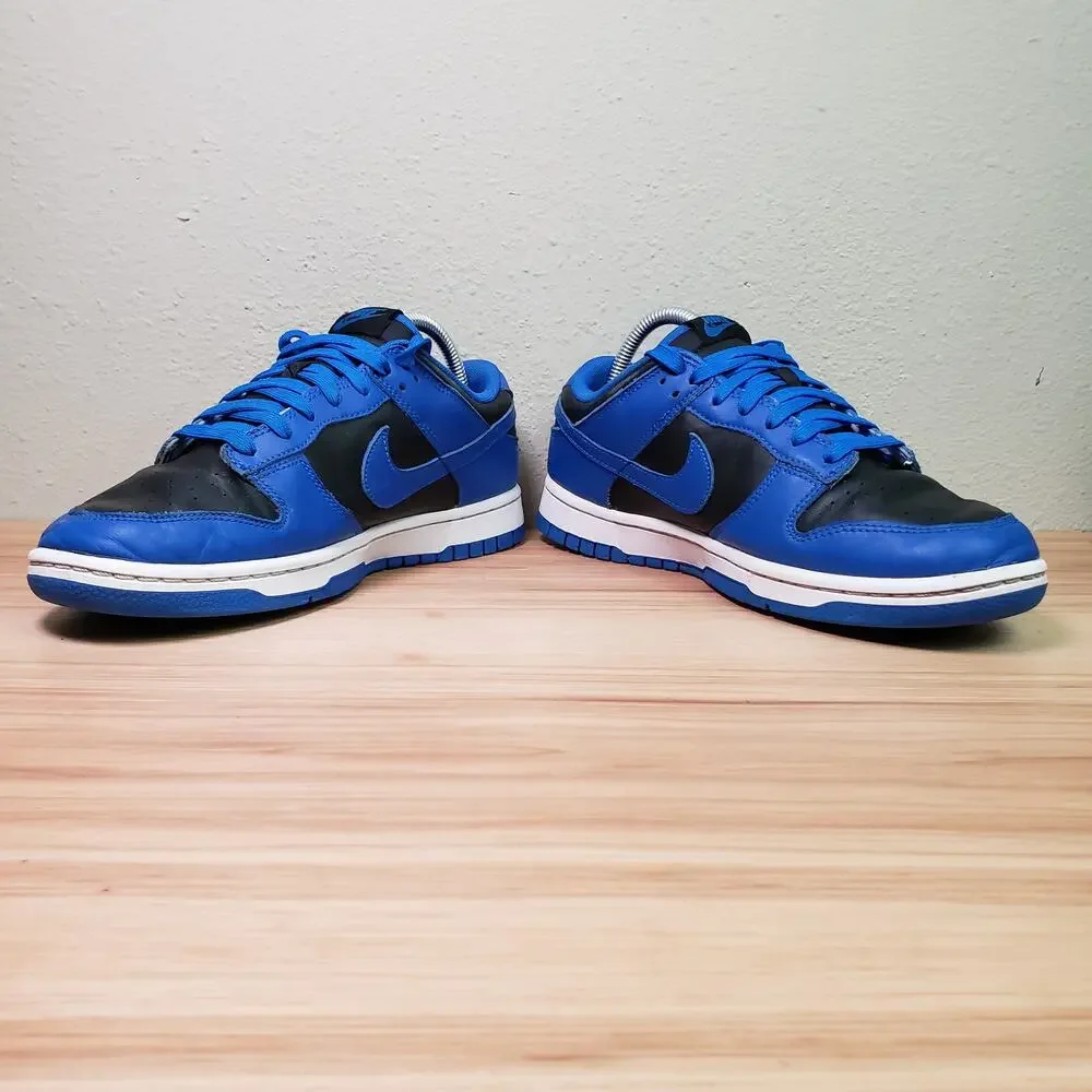 Nike Men's Size 8 Dunk Low Retro Casual Shoes‎ Hyper Royal Blue Black Streetwear